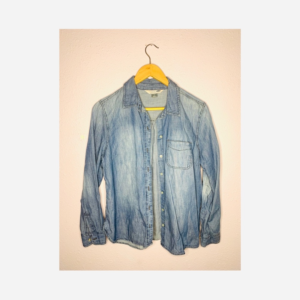 Jean button down
